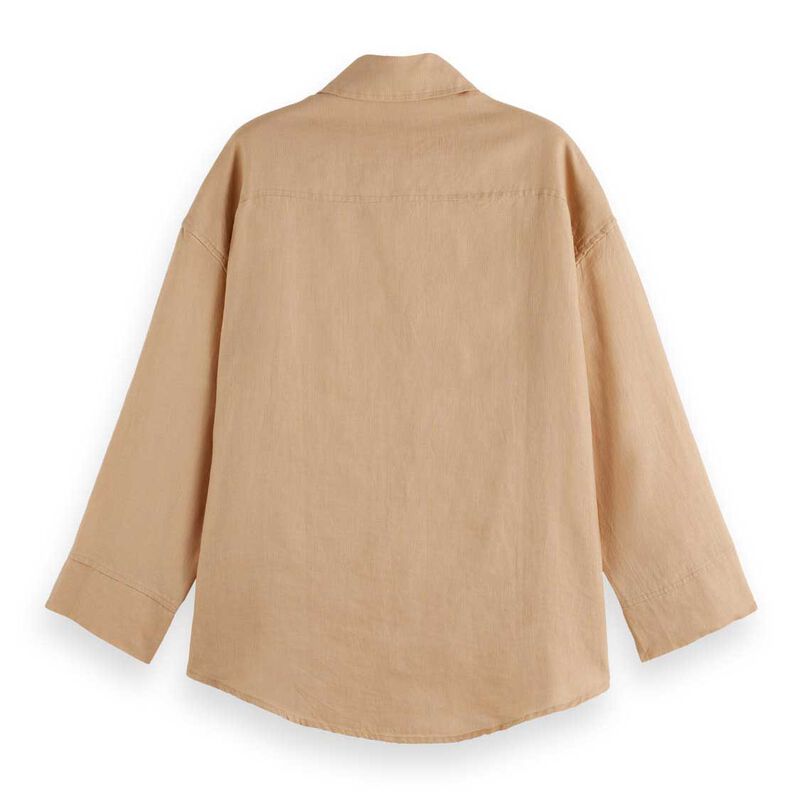 Scotch & Soda Wide Sleeve Linen Shirt image number 3